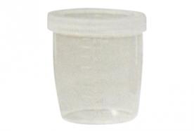 Coletor Universal Graduado até 80ml Tampa 9mm Altura