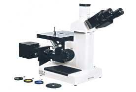 Microscópio Metalográfico Invertido Trinocular